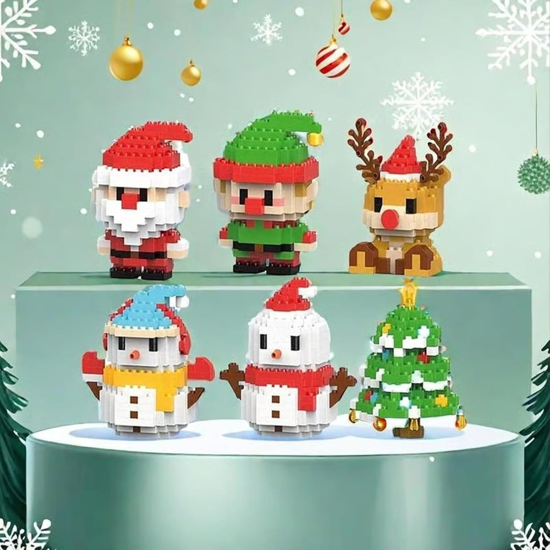 Santa-rakennuspalikat – 12 ainutlaatuista jouluhahmoa