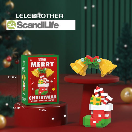 Santa-rakennuspalikat – 12 ainutlaatuista jouluhahmoa