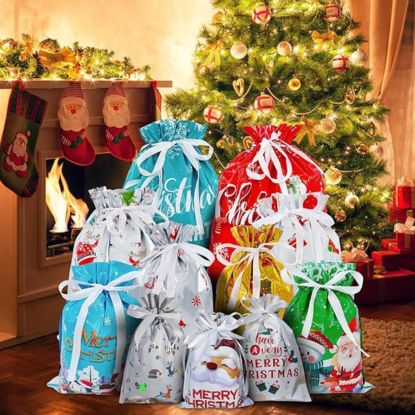 Snabba Julklappspåsar med Namnlapp