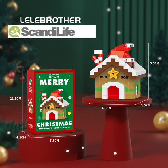 Santa-rakennuspalikat – 12 ainutlaatuista jouluhahmoa