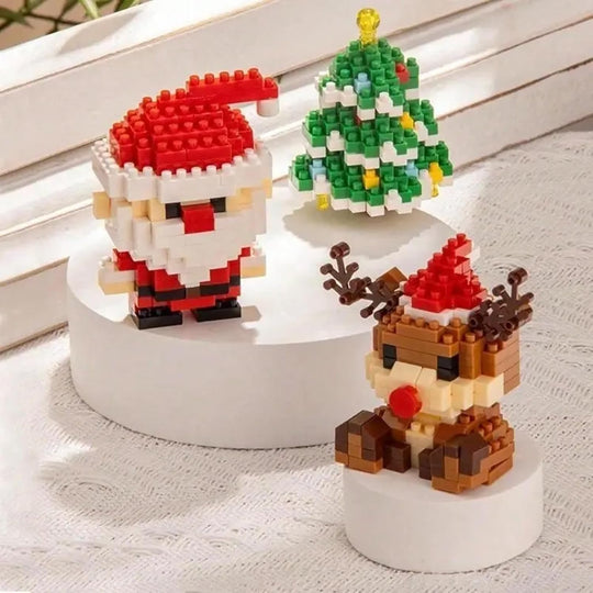 Santa-rakennuspalikat – 12 ainutlaatuista jouluhahmoa