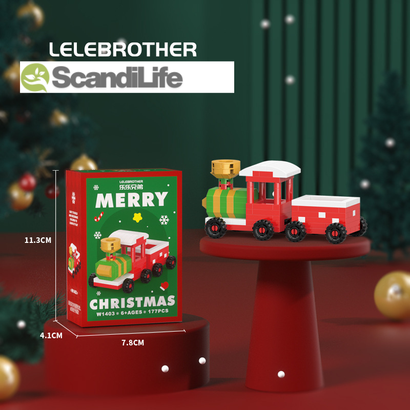 Santa-rakennuspalikat – 12 ainutlaatuista jouluhahmoa